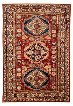 Ziegler Carpet - Kazak - 242 x 167 cm - mørkerød