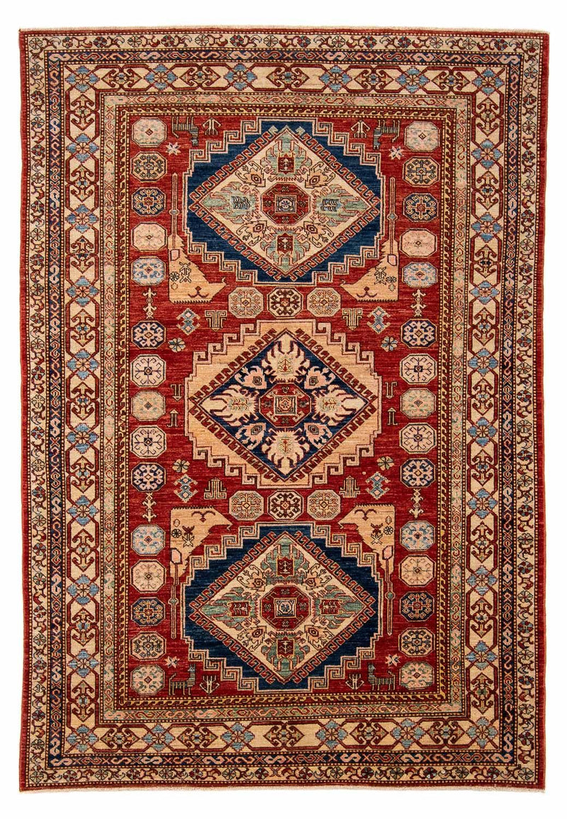 Ziegler Carpet - Kazak - 242 x 167 cm - mørkerød