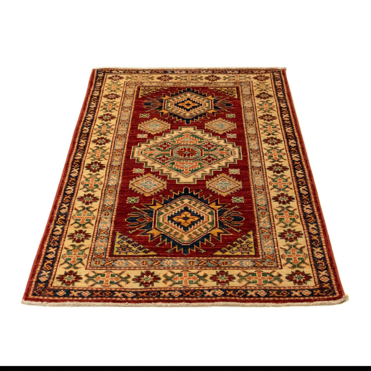 Ziegler Carpet - Kazak - 124 x 84 cm - mørkerød