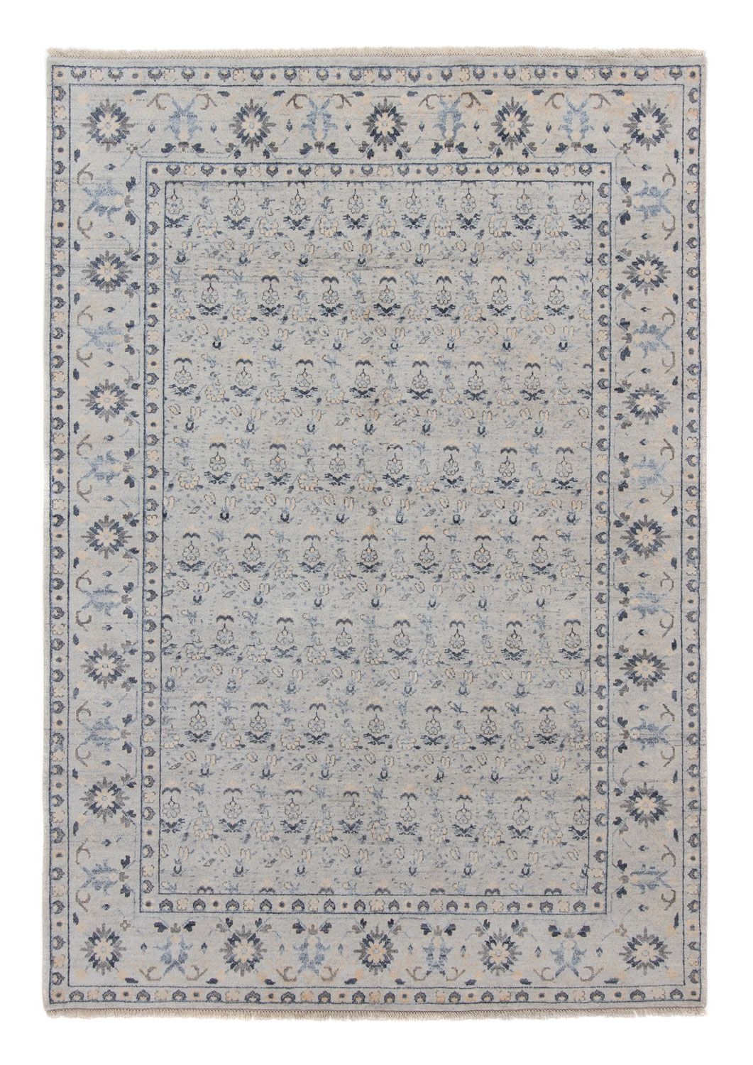 Designer tæppe - 233 x 173 cm - grå