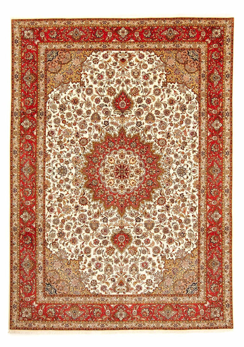 Persisk tæppe - Tabriz - Royal - 354 x 255 cm - beige