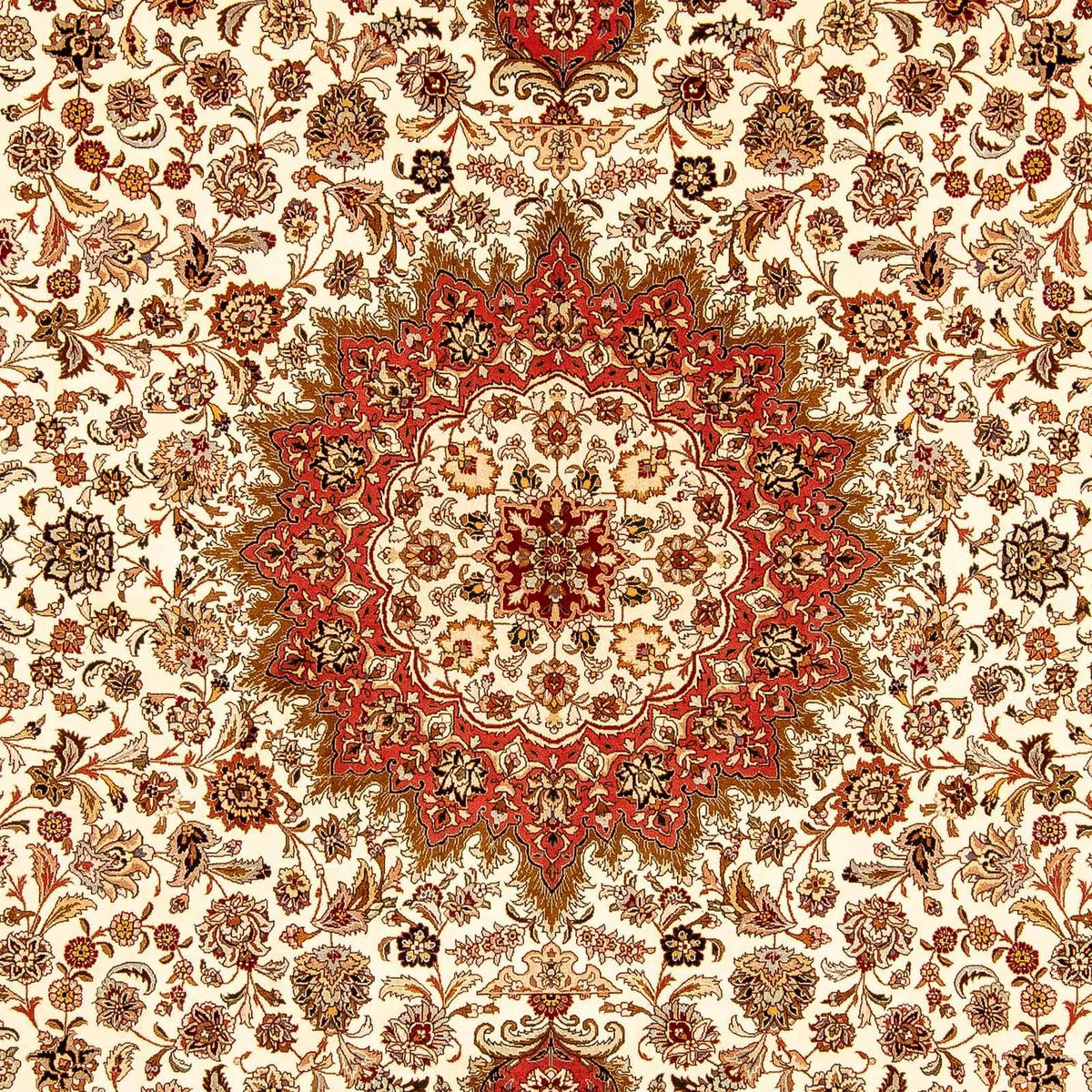 Persisk tæppe - Tabriz - Royal - 354 x 255 cm - beige