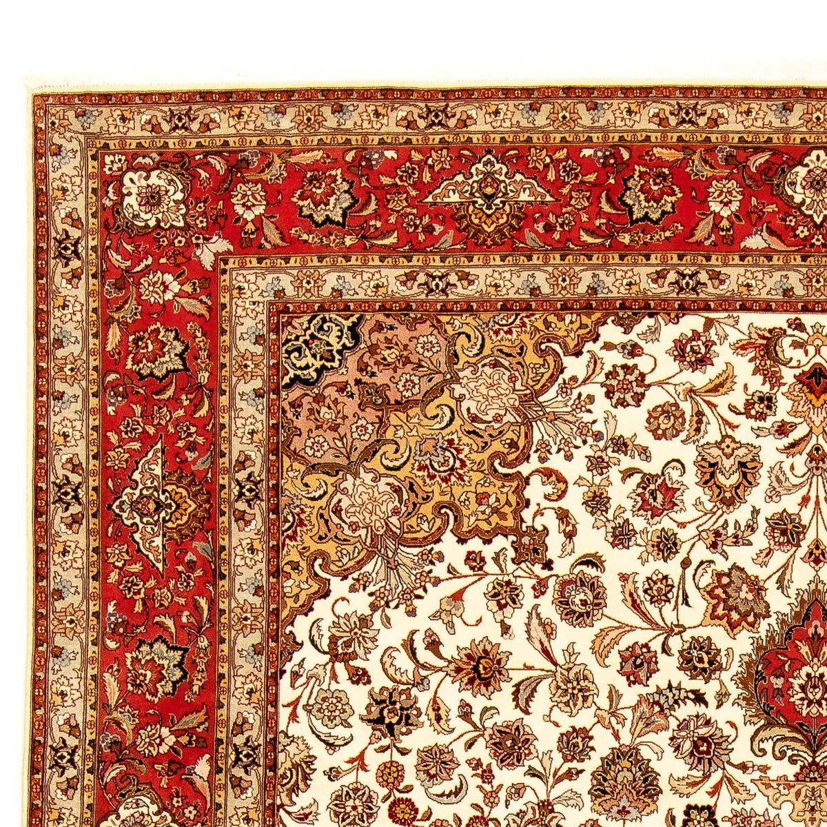 Persisk tæppe - Tabriz - Royal - 354 x 255 cm - beige