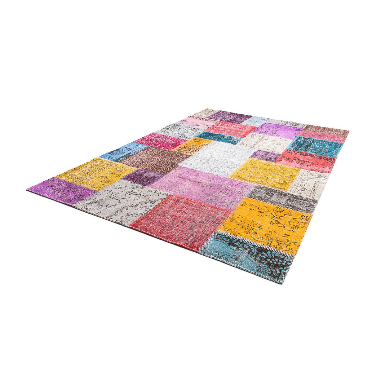Patchwork-tæppe - 300 x 200 cm - flerfarvet