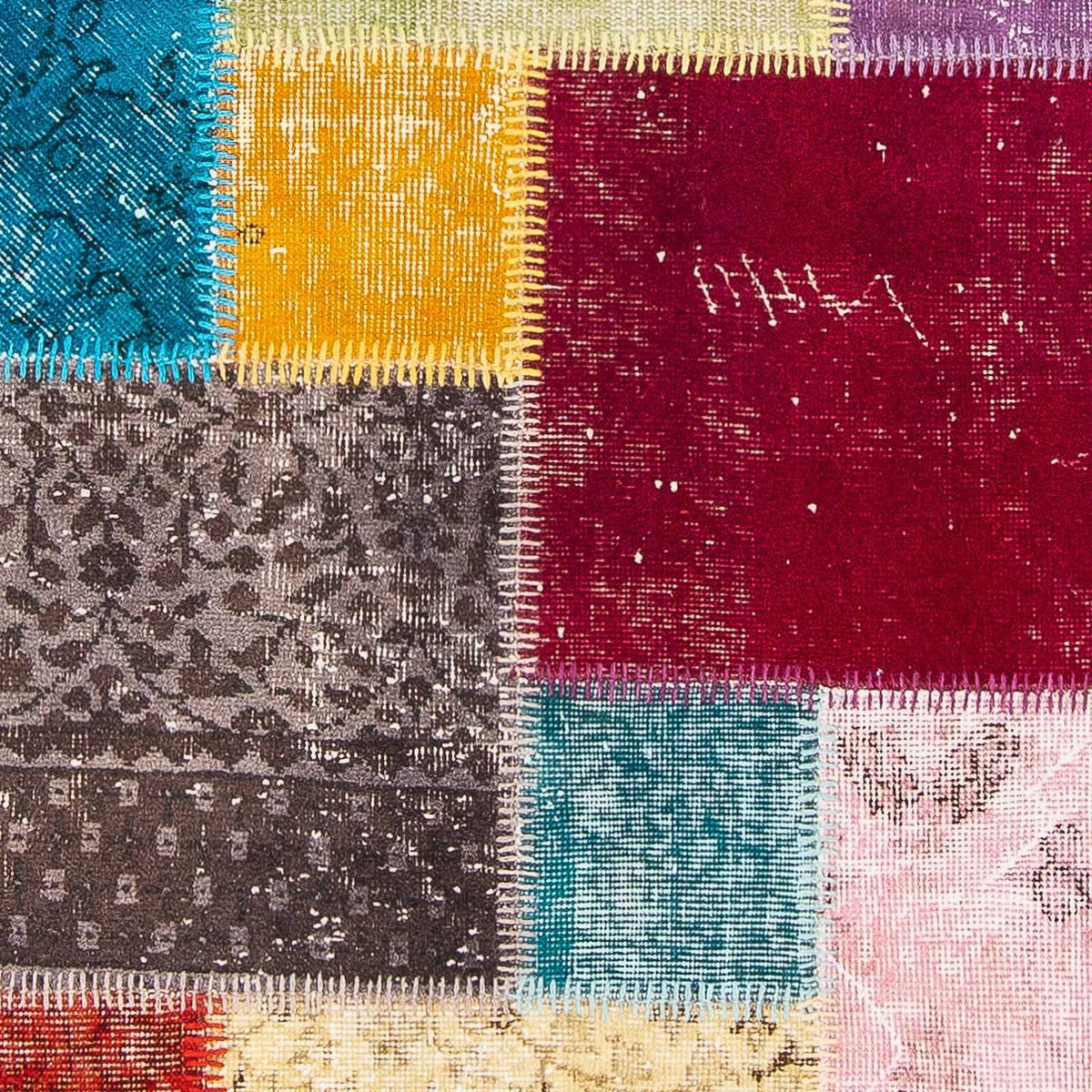 Løber Patchwork-tæppe - 300 x 85 cm - flerfarvet