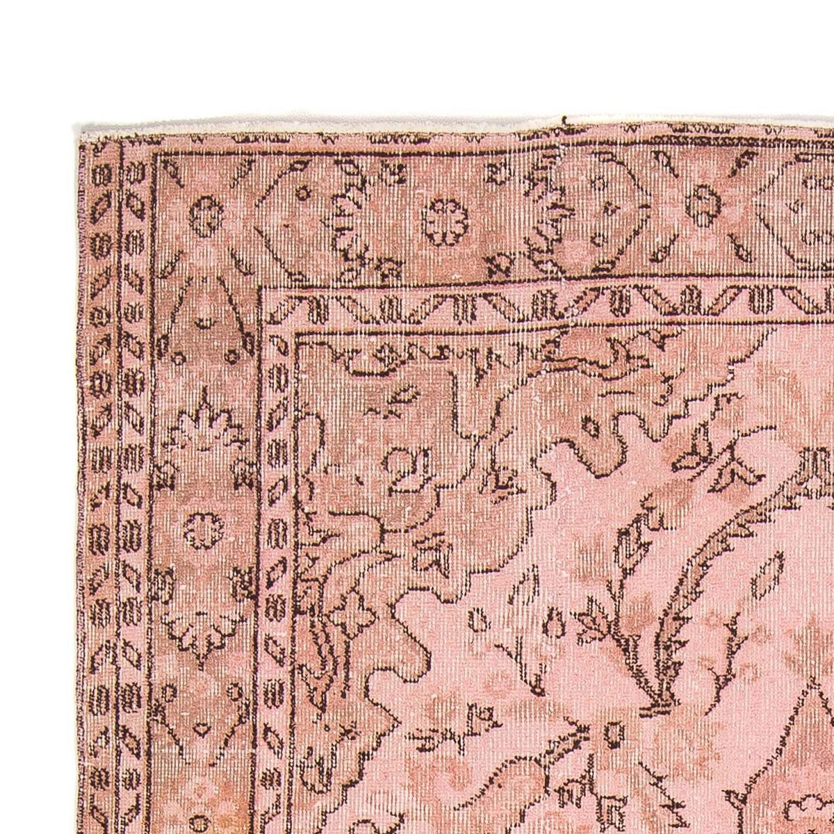 Vintage tæppe - 263 x 155 cm - pink