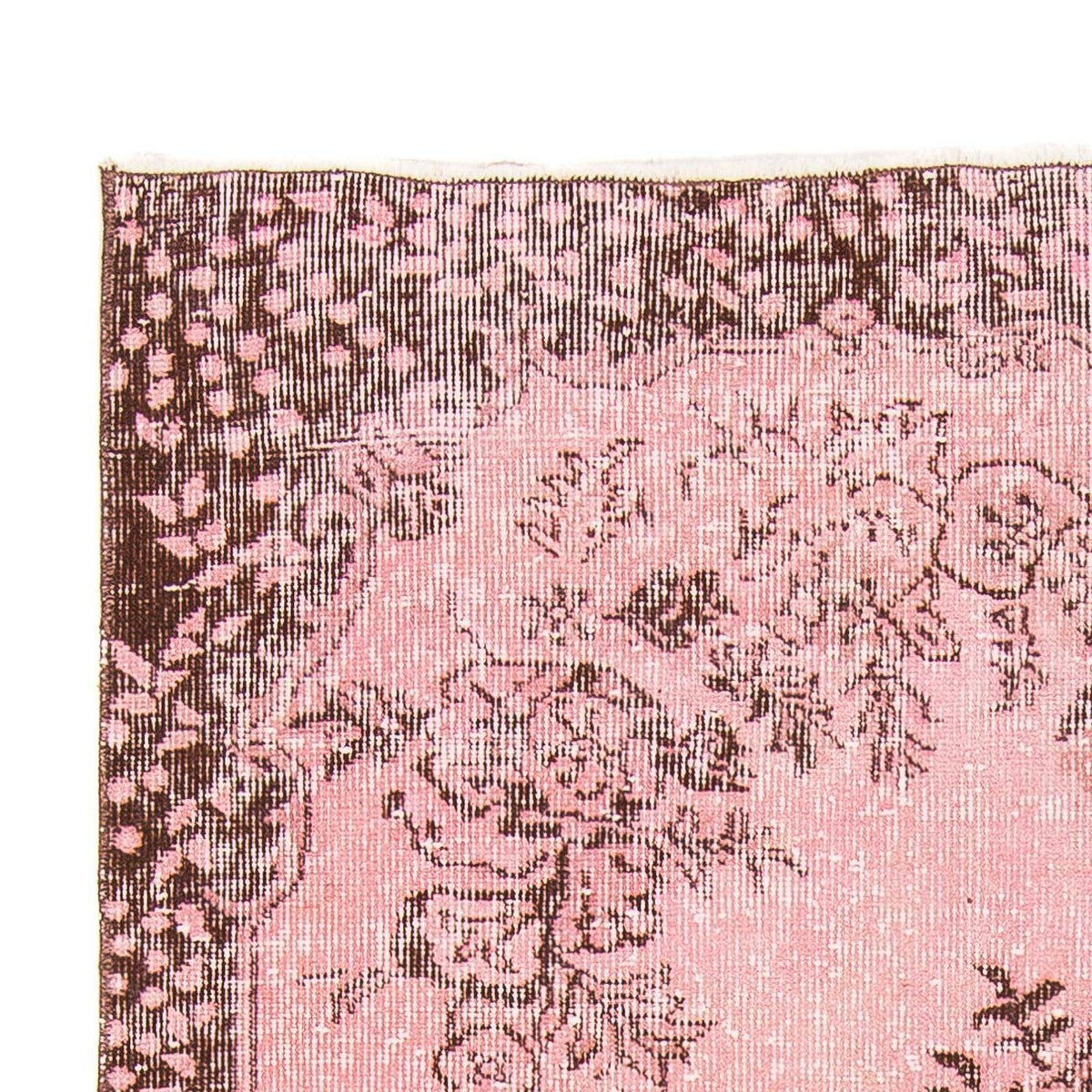 Vintage tæppe - 217 x 118 cm - pink
