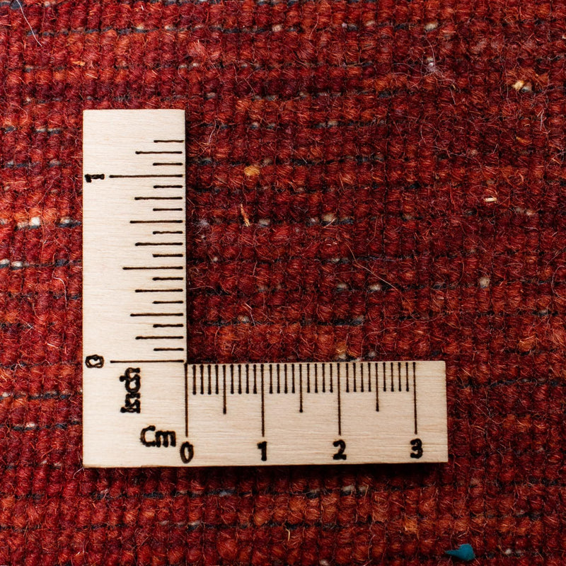 Gabbeh Tæppe - Loribaft Persisk - 204 x 140 cm - rød