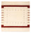 Gabbeh Tæppe - Loribaft Persisk firkantet - 255 x 255 cm - beige