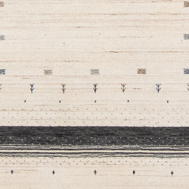 Gabbeh Tæppe - Loribaft Persisk - 200 x 145 cm - beige