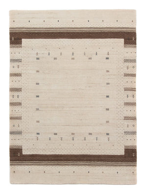 Gabbeh Tæppe - Loribaft Persisk - 200 x 142 cm - beige