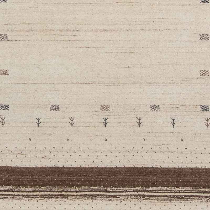 Gabbeh Tæppe - Loribaft Persisk - 200 x 142 cm - beige