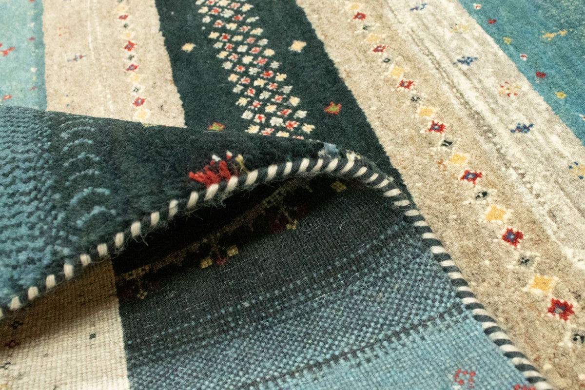 Gabbeh Tæppe - Loribaft Persisk - 237 x 163 cm - flerfarvet