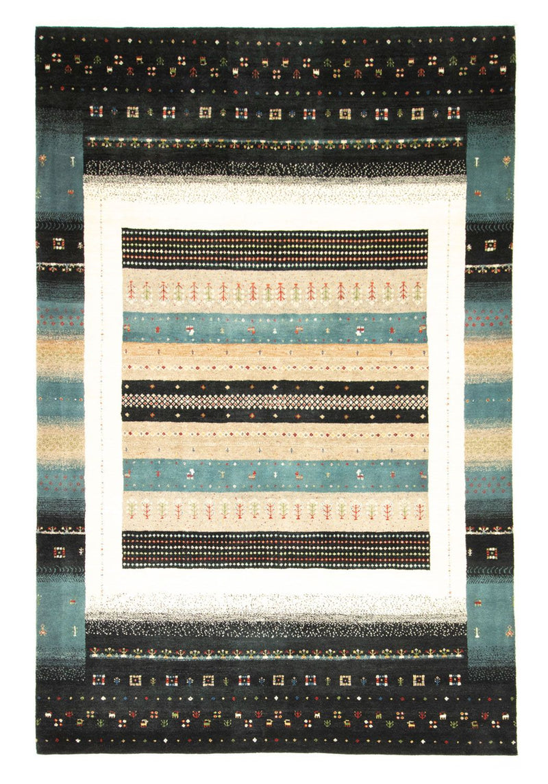 Gabbeh Tæppe - Loribaft Persisk - 241 x 170 cm - flerfarvet