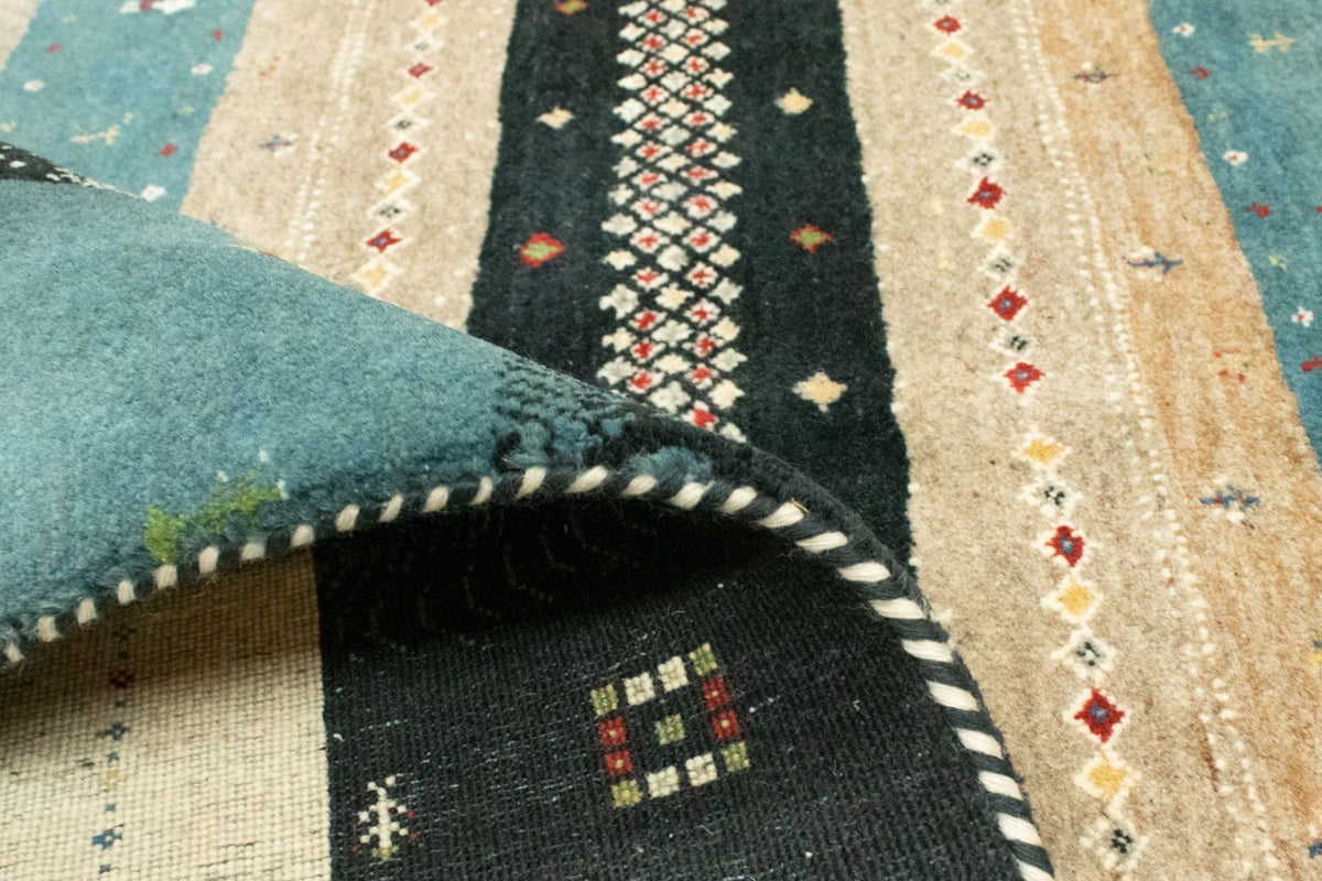 Gabbeh Tæppe - Loribaft Persisk - 241 x 170 cm - flerfarvet