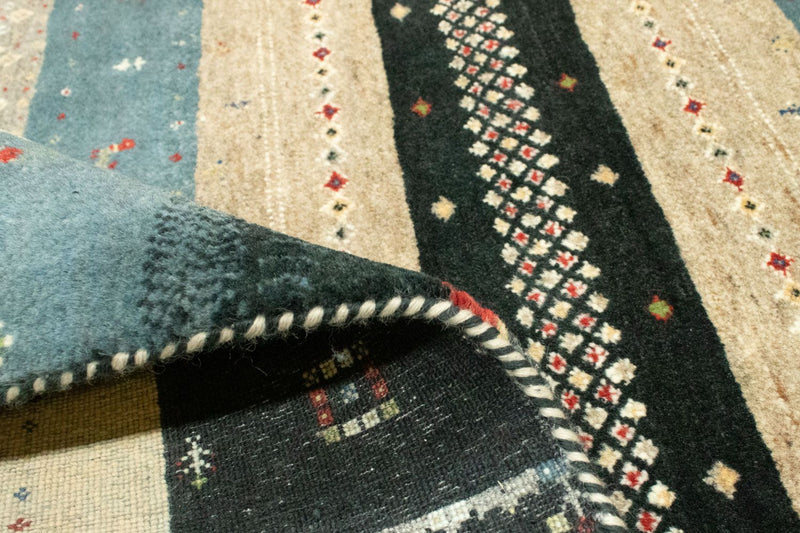 Gabbeh Tæppe - Loribaft Persisk - 242 x 169 cm - flerfarvet