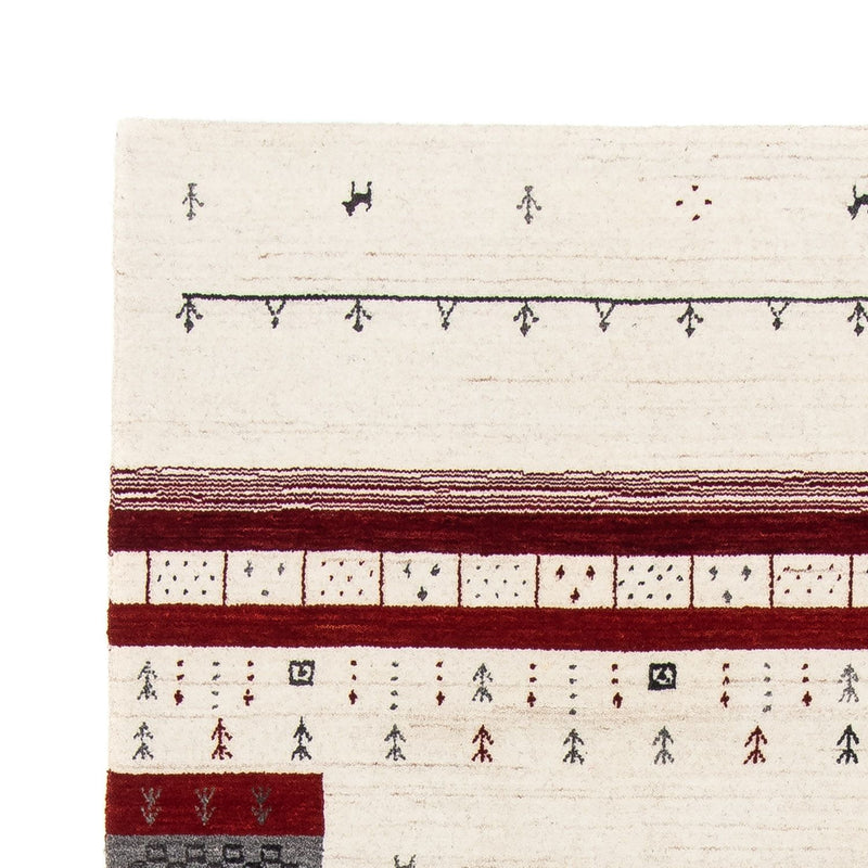 Gabbeh Tæppe - Loribaft Persisk - 200 x 140 cm - beige