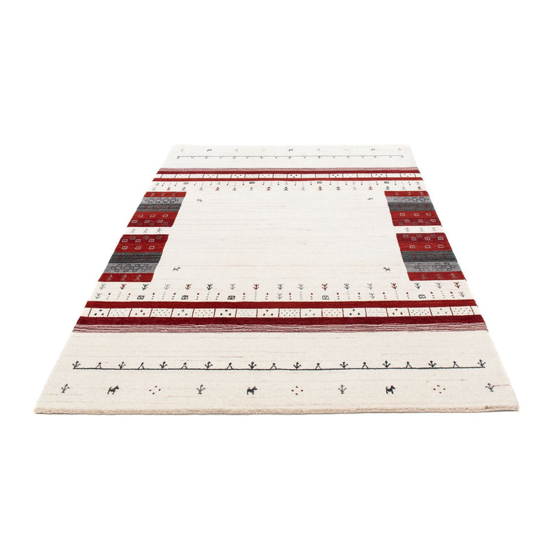 Gabbeh Tæppe - Loribaft Persisk - 200 x 140 cm - beige