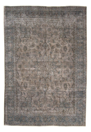 Vintage tæppe - 389 x 290 cm - grå