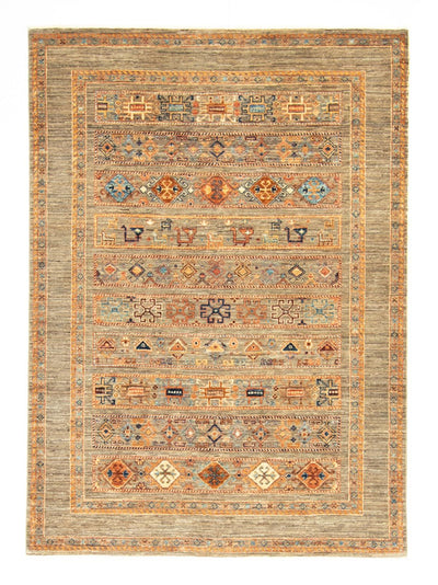 Afghansk tæppe 150x199cm - Orientalsk tæppe - grå
