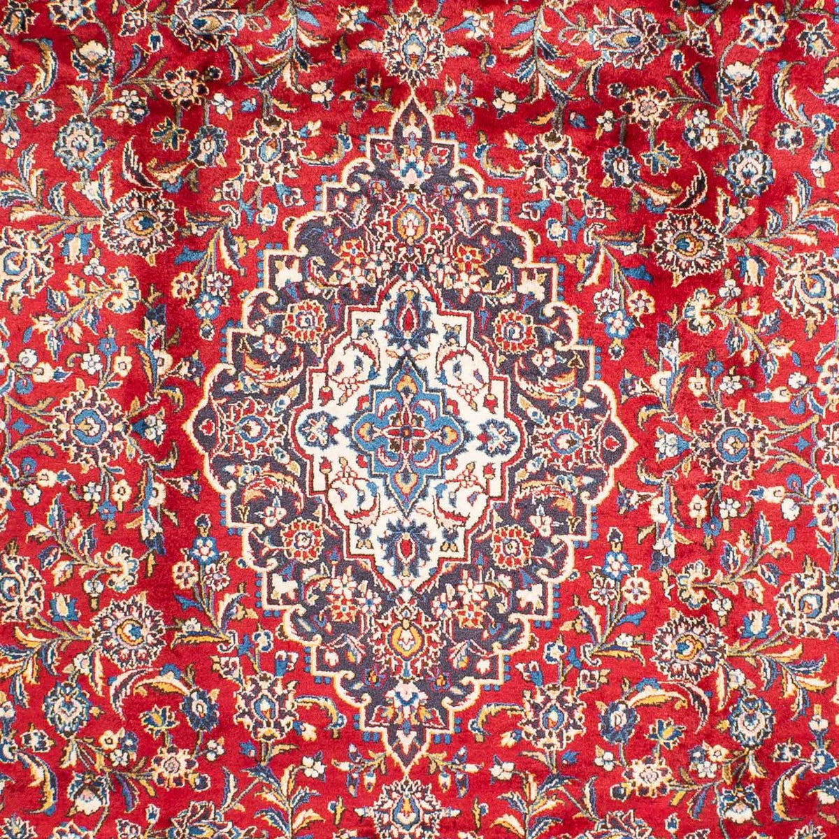 Persisk tæppe - Keshan - 354 x 240 cm - rød