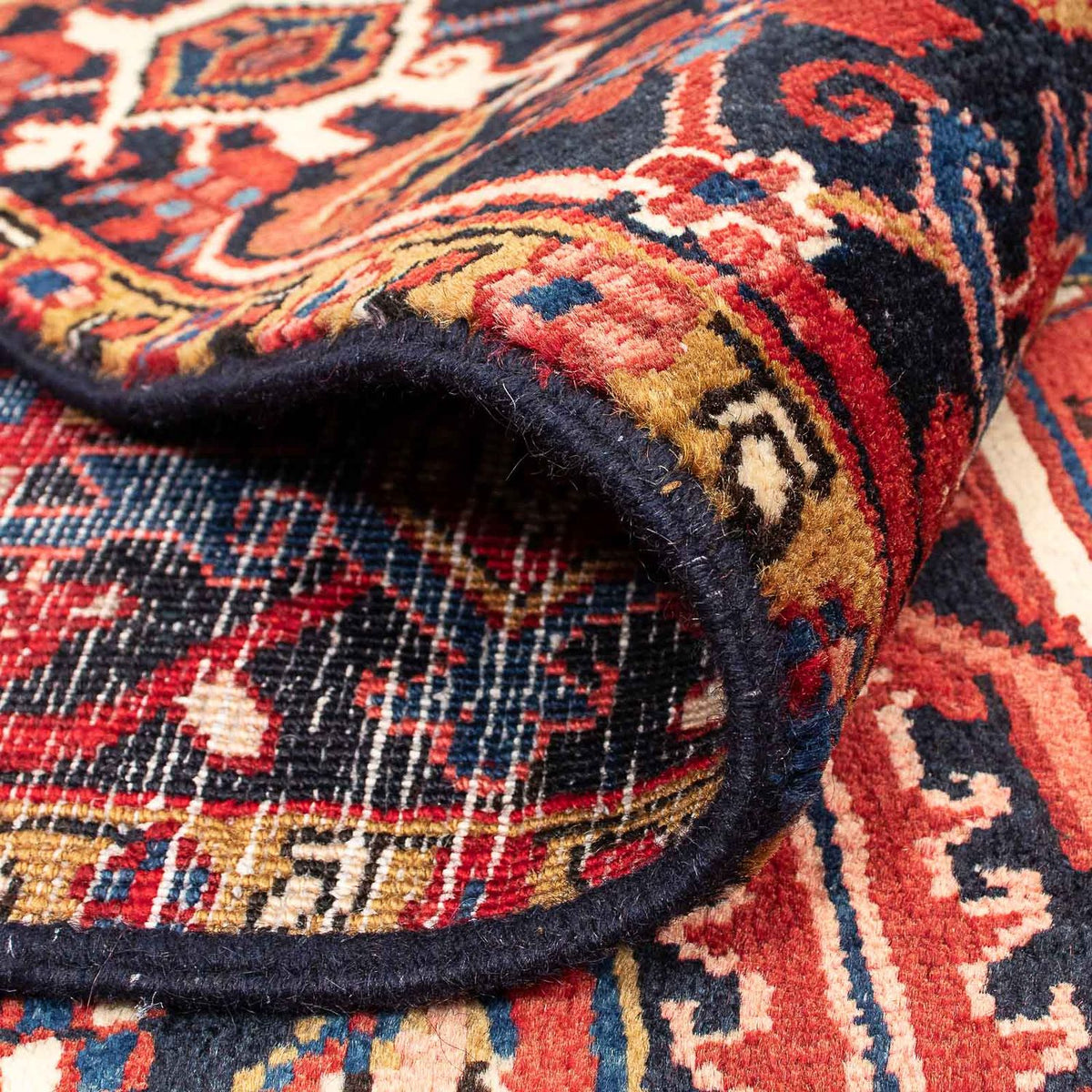 Persisk tæppe - Nomadisk - 341 x 228 cm - rød