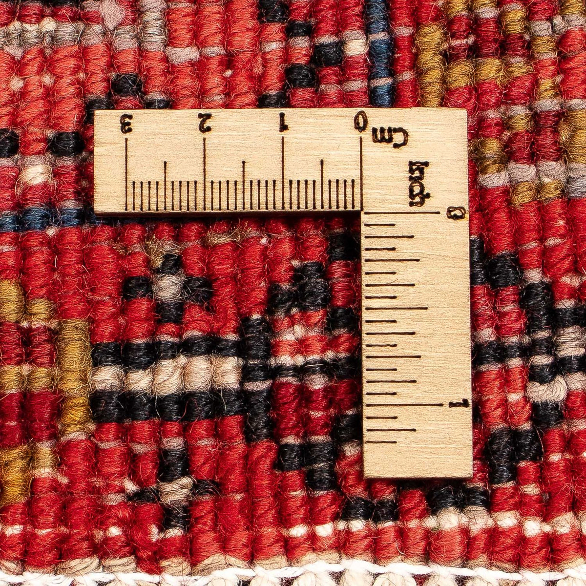 Persisk tæppe - Nomadisk - 374 x 295 cm - mørkerød