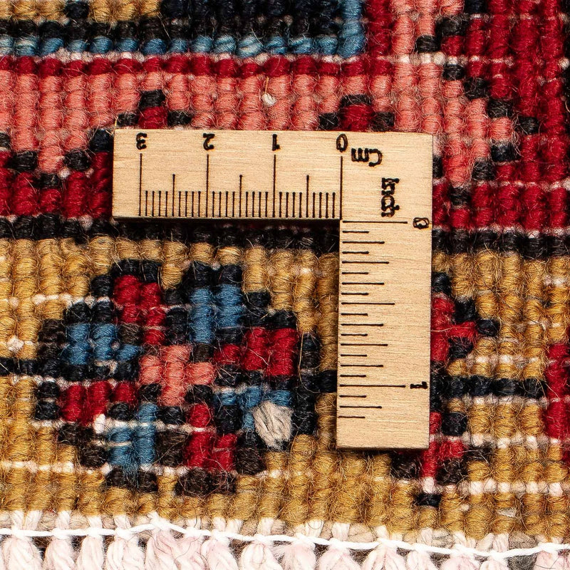 Persisk tæppe - Nomadisk - 393 x 304 cm - mørkerød