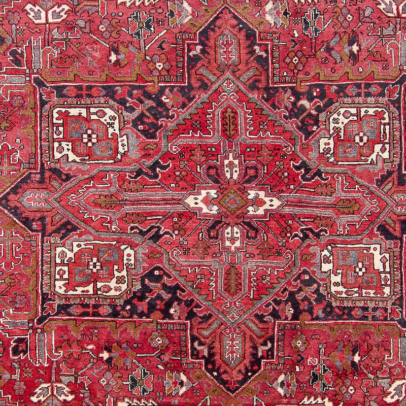 Persisk tæppe - Nomadisk - 363 x 274 cm - lysrød
