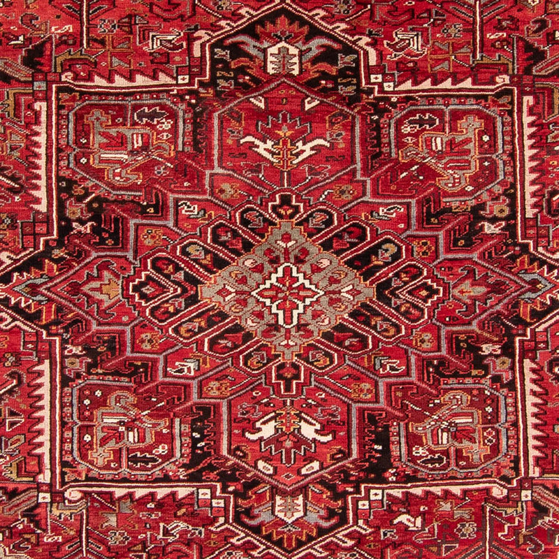 Persisk tæppe - Nomadisk - 361 x 267 cm - mørkerød