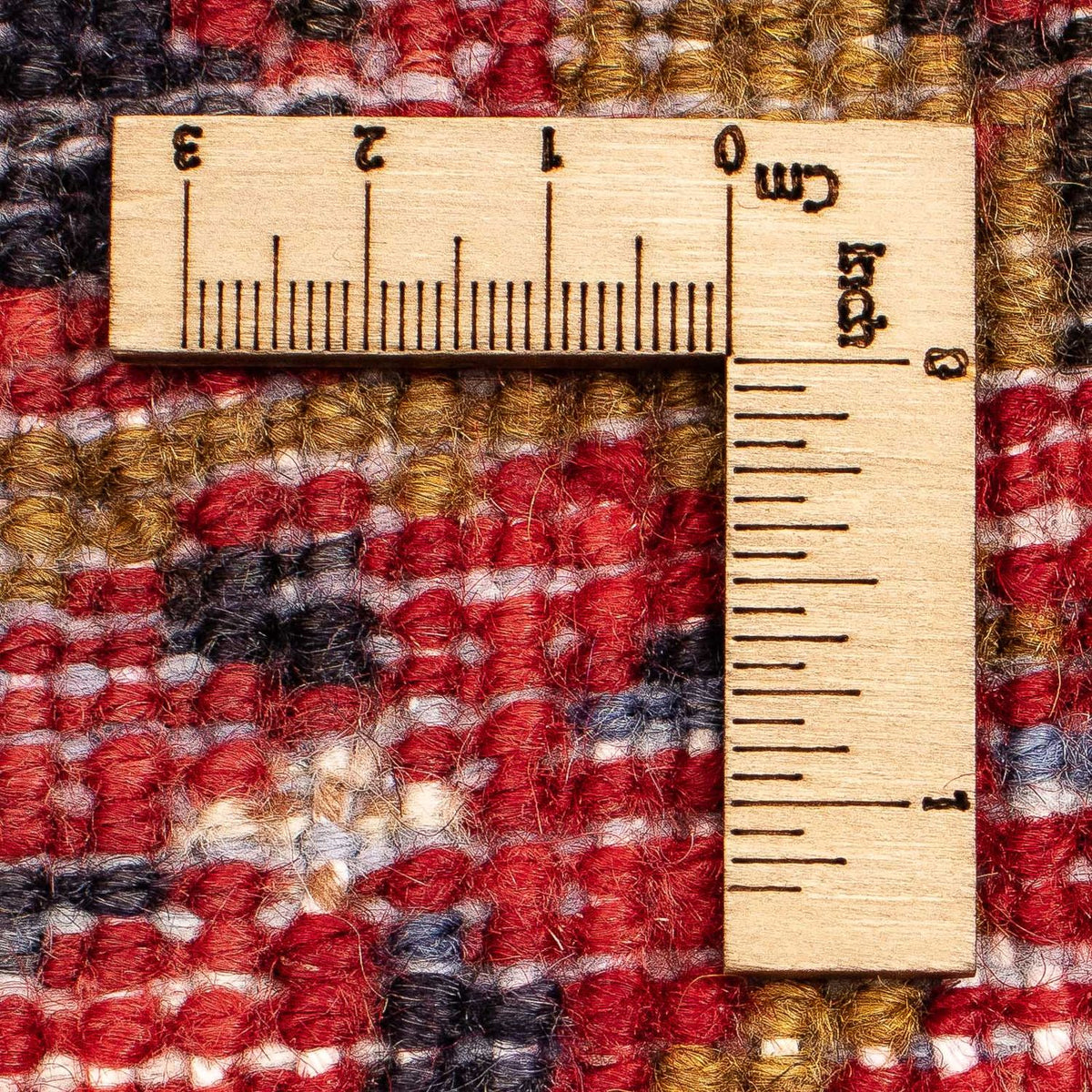 Persisk tæppe - Nomadisk - 398 x 298 cm - mørkerød