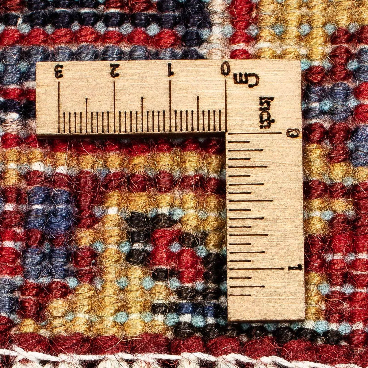 Persisk tæppe - Nomadisk - 380 x 310 cm - mørkerød