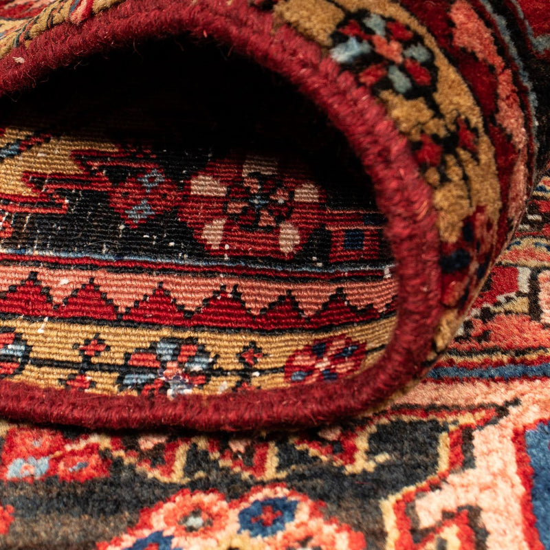 Persisk tæppe - Nomadisk - 397 x 304 cm - mørkerød