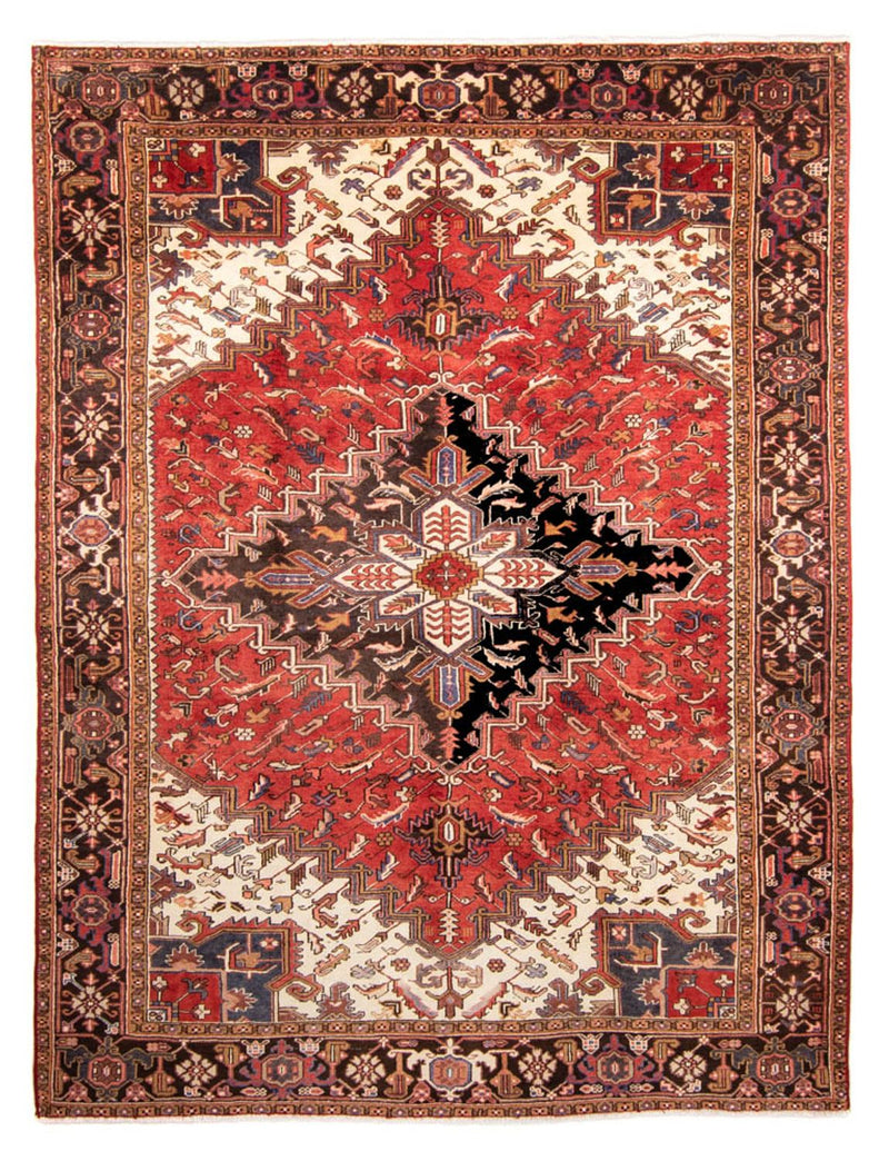 Persisk tæppe - Nomadisk - 331 x 248 cm - mørkerød