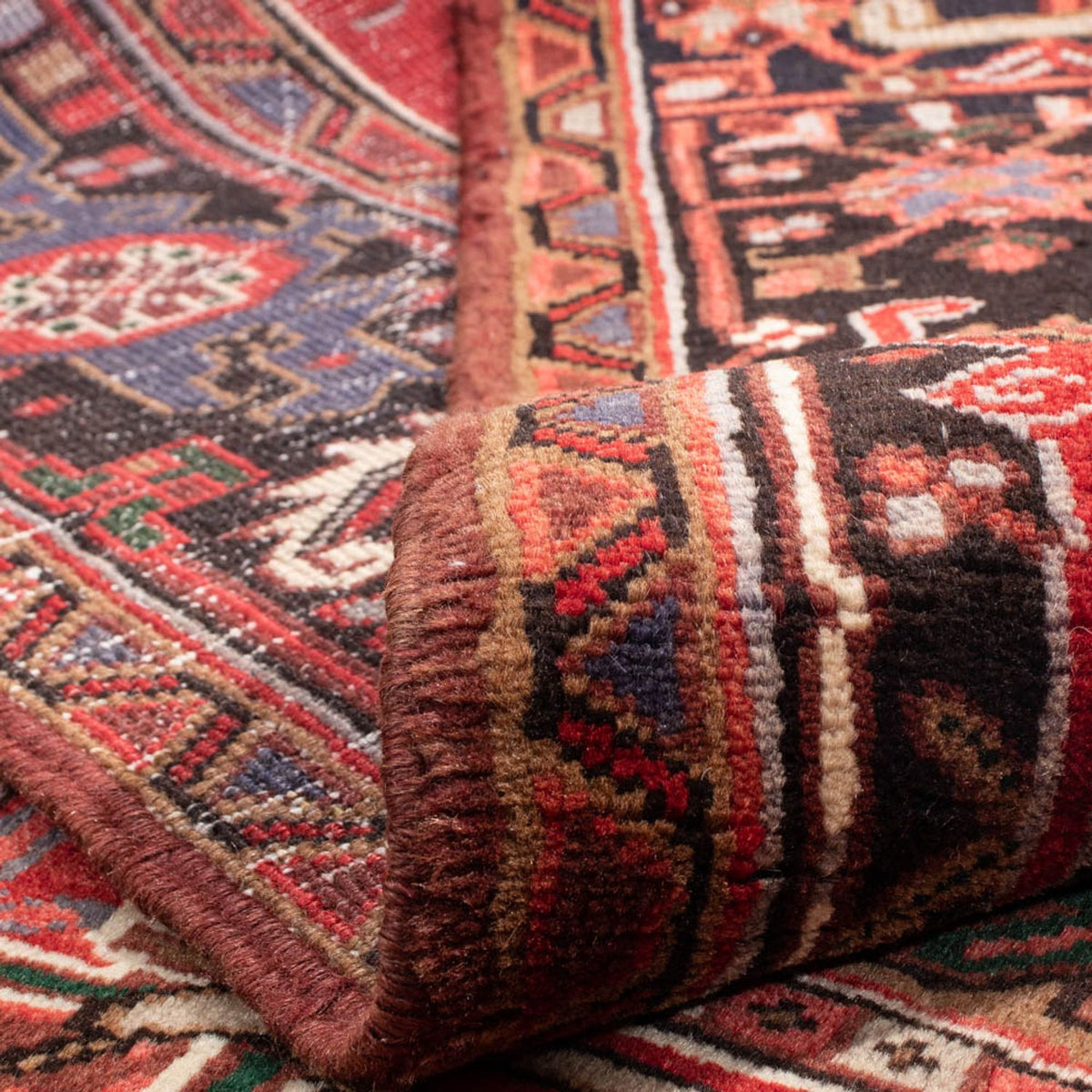 Persisk tæppe - Nomadisk - 340 x 260 cm - rød