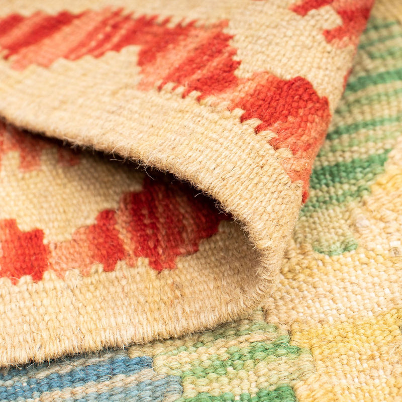 Kelim Carpet - Splash - 125 x 80 cm - flerfarvet