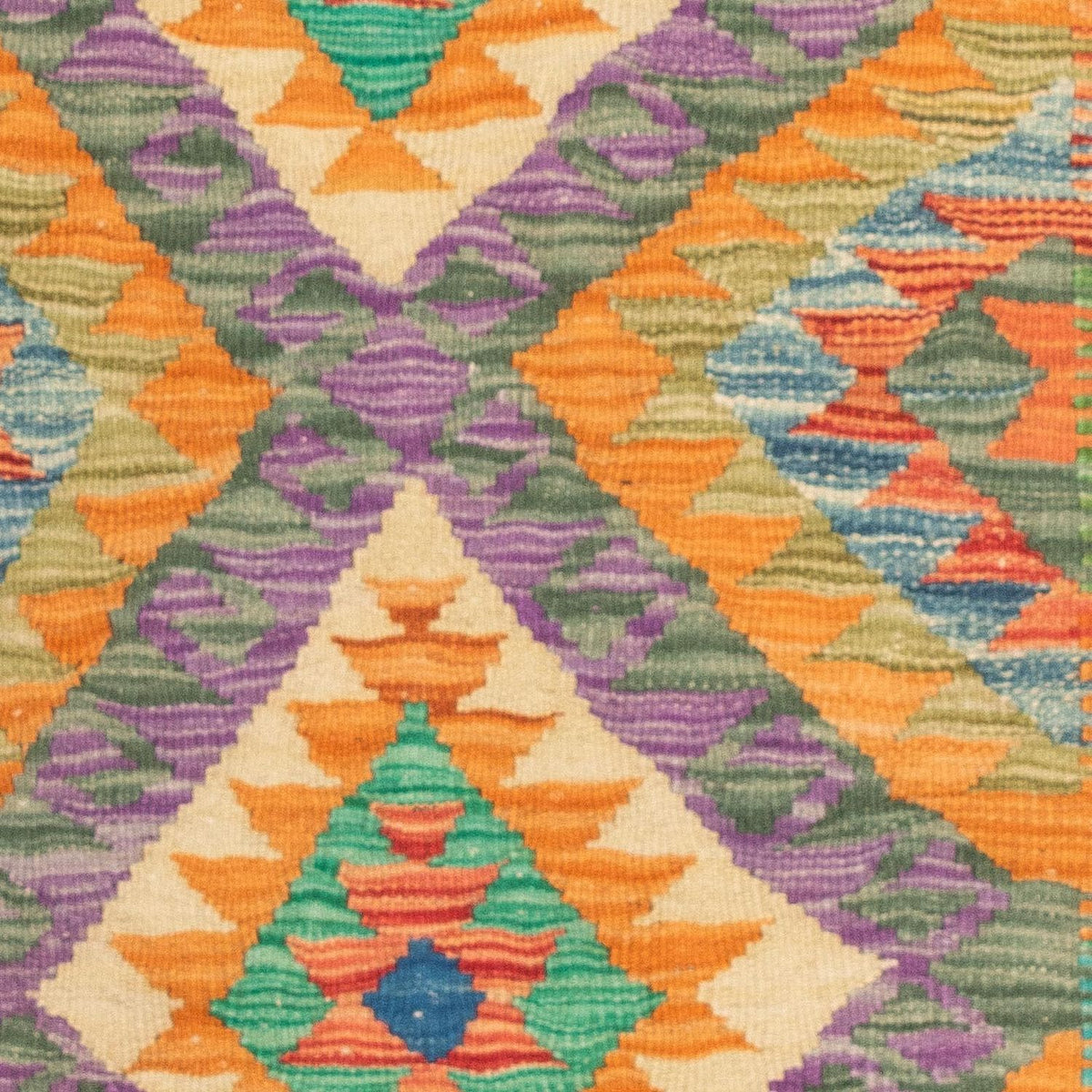 Kelim Carpet - Splash - 125 x 80 cm - flerfarvet