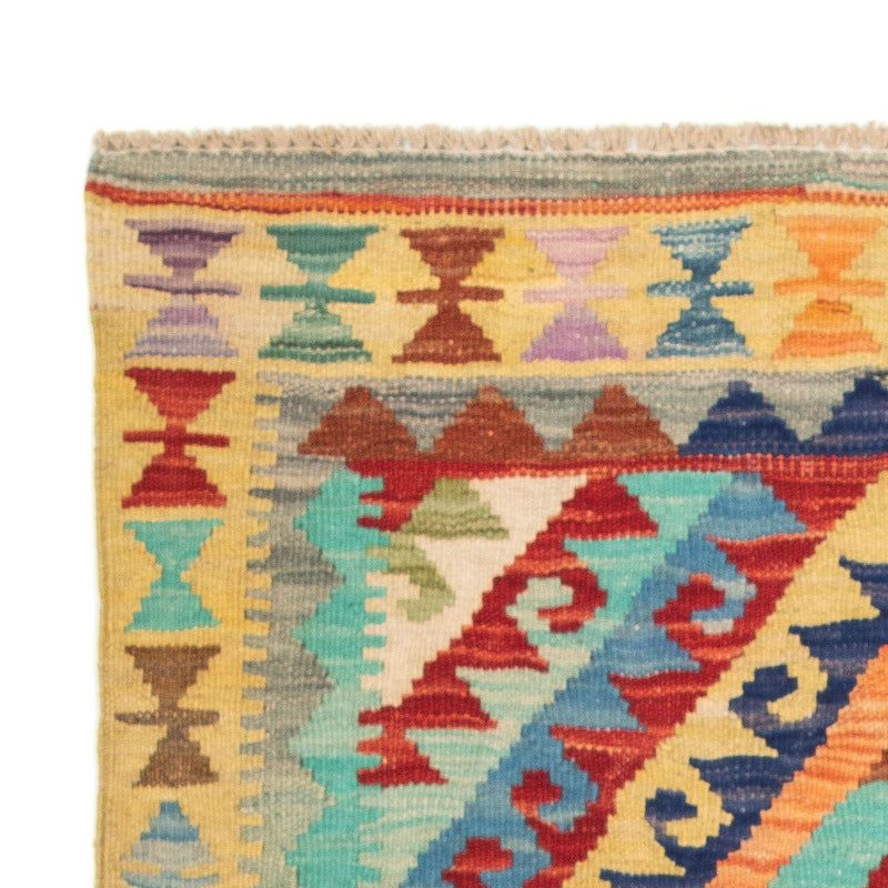 Kelim Carpet - Splash - 125 x 80 cm - flerfarvet