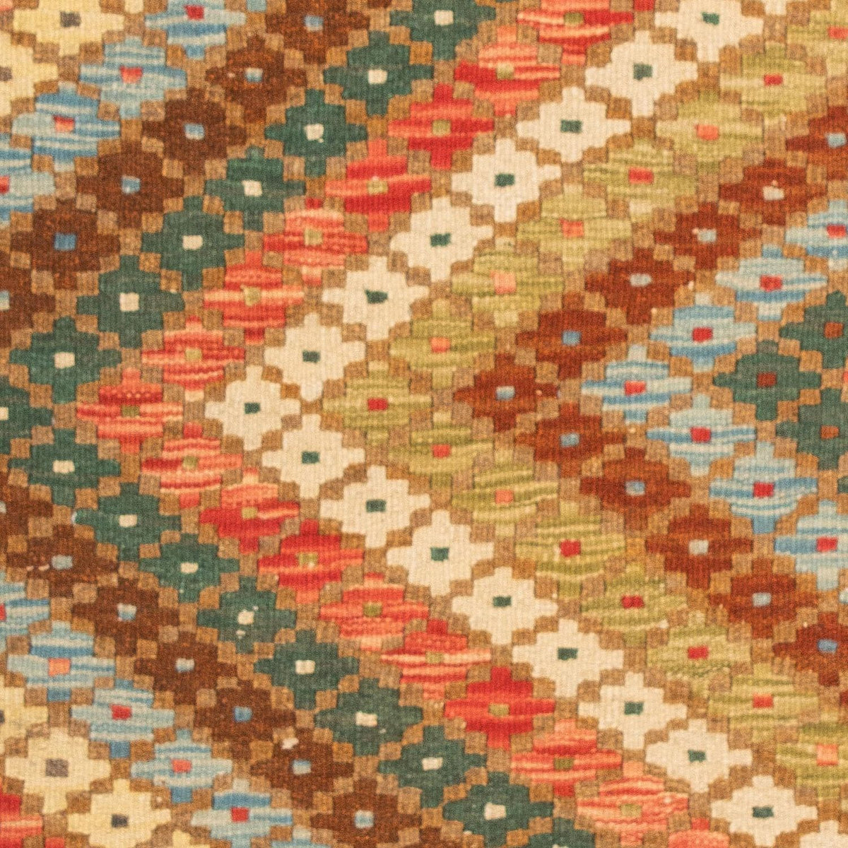 Kelim Carpet - Splash - 125 x 80 cm - flerfarvet