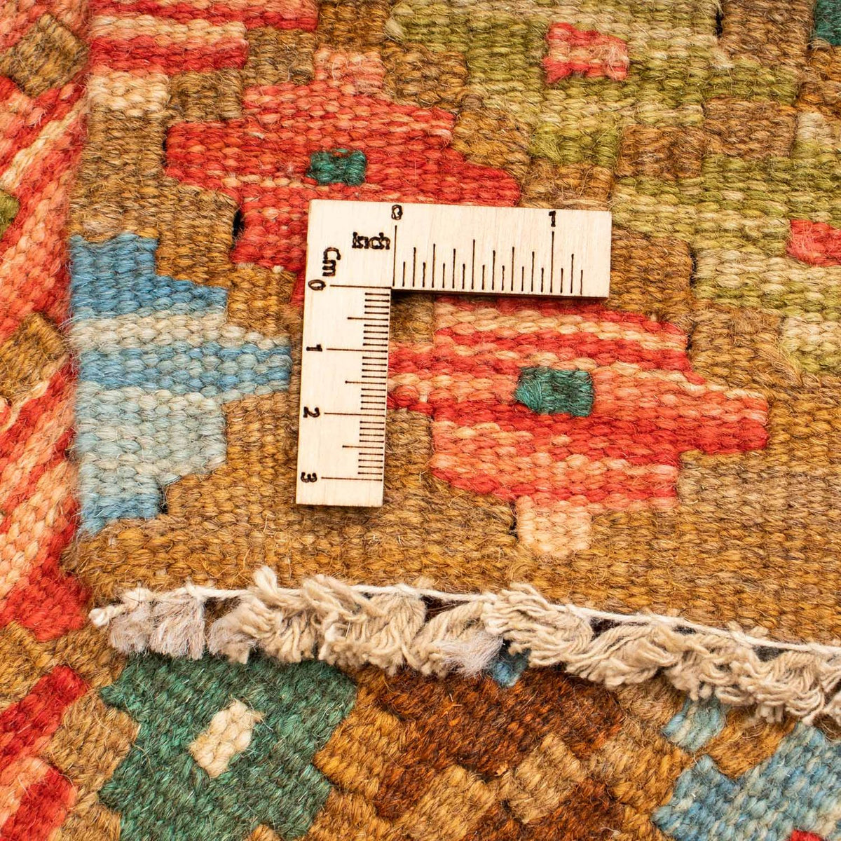 Kelim Carpet - Splash - 125 x 80 cm - flerfarvet