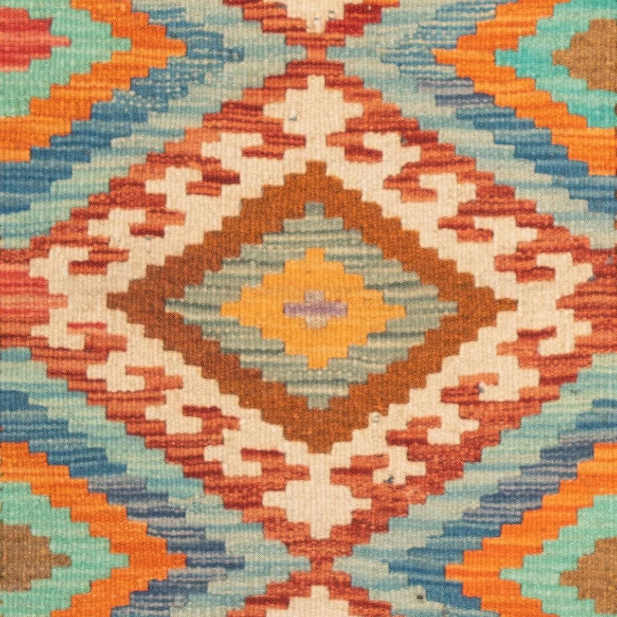 Kelim Carpet - Splash - 125 x 80 cm - flerfarvet