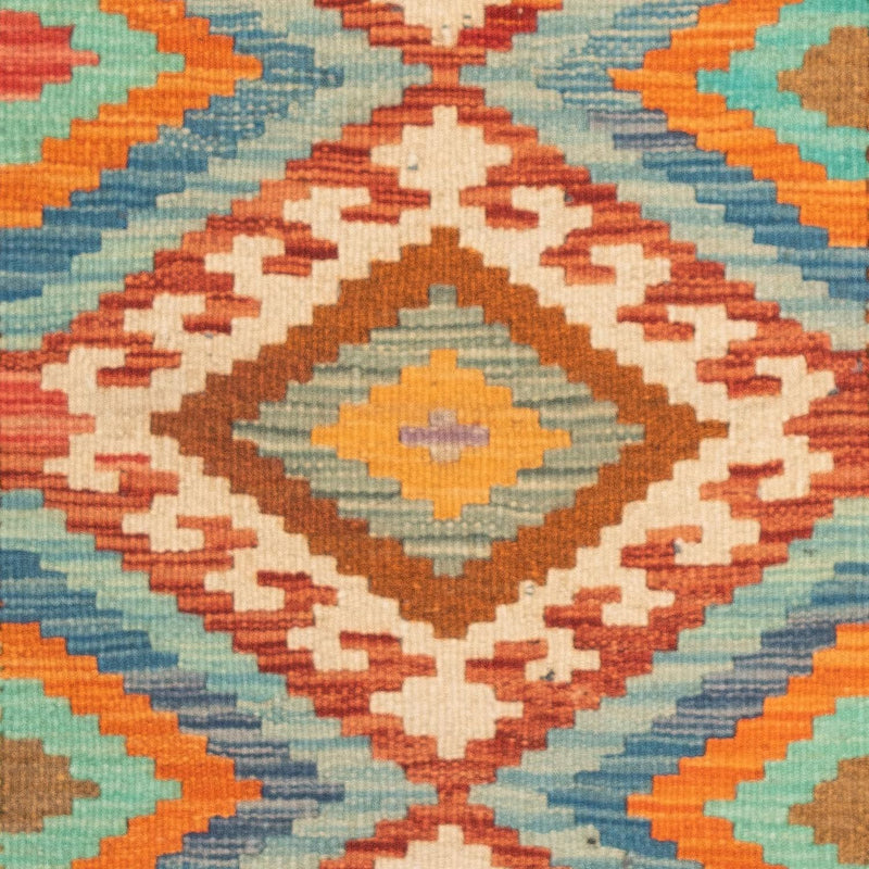 Kelim Carpet - Splash - 125 x 80 cm - flerfarvet