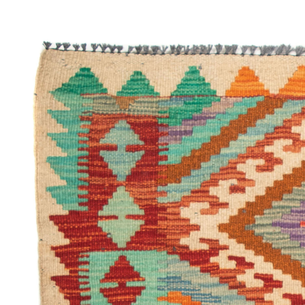 Kelim Carpet - Splash - 125 x 80 cm - flerfarvet