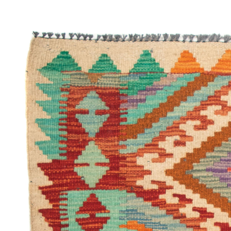 Kelim Carpet - Splash - 125 x 80 cm - flerfarvet