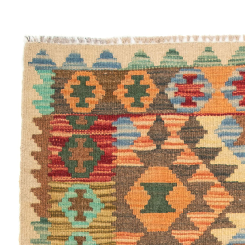 Kelim Carpet - Splash - 125 x 80 cm - flerfarvet