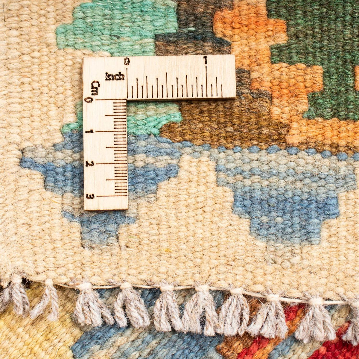 Kelim Carpet - Splash - 125 x 80 cm - flerfarvet