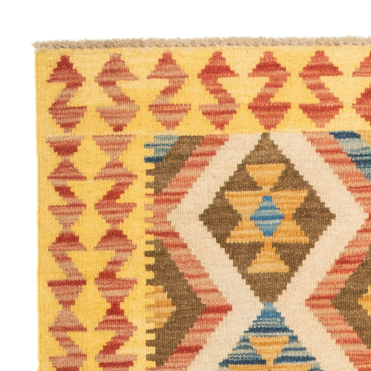Kelim Carpet - Splash - 125 x 80 cm - flerfarvet
