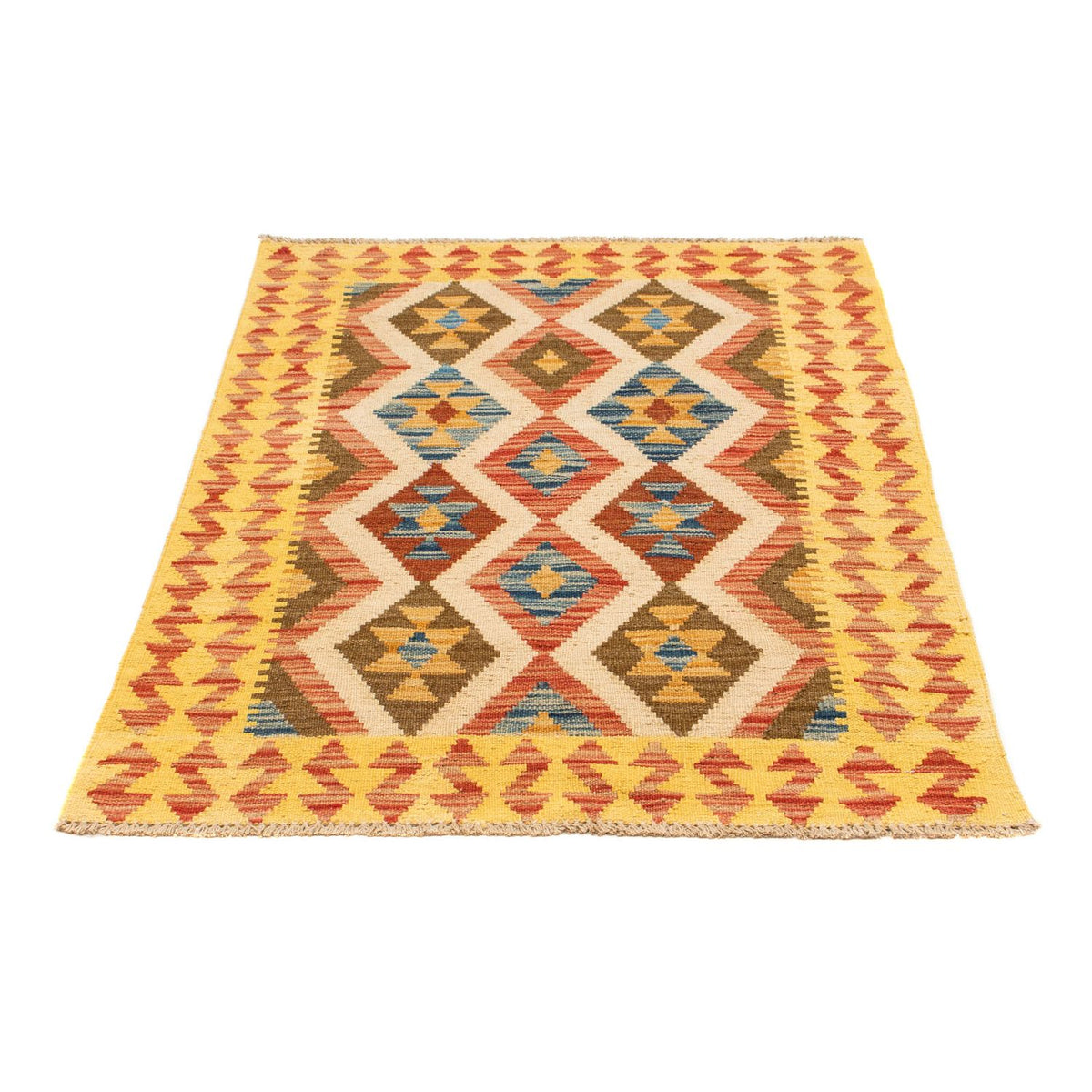 Kelim Carpet - Splash - 125 x 80 cm - flerfarvet