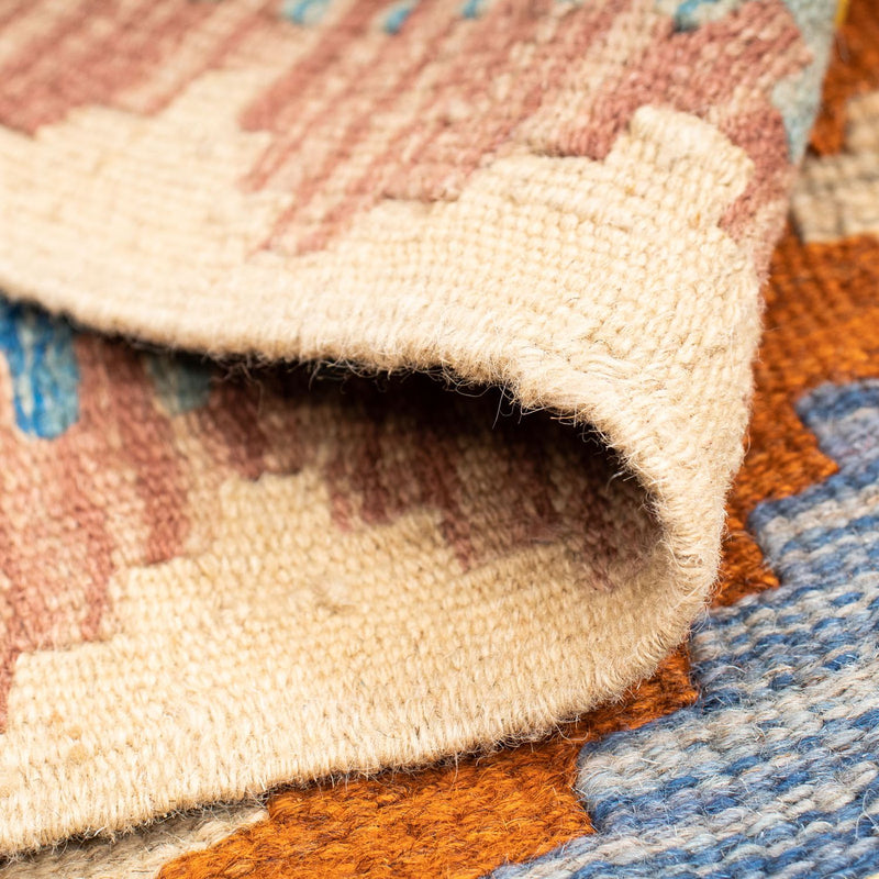 Kelim Carpet - Splash - 125 x 80 cm - flerfarvet