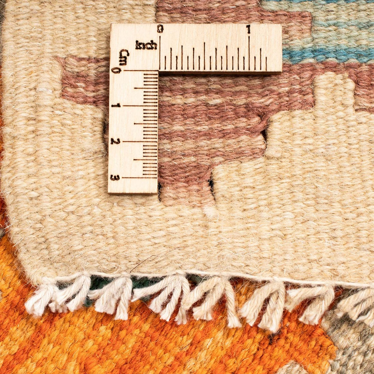 Kelim Carpet - Splash - 125 x 80 cm - flerfarvet